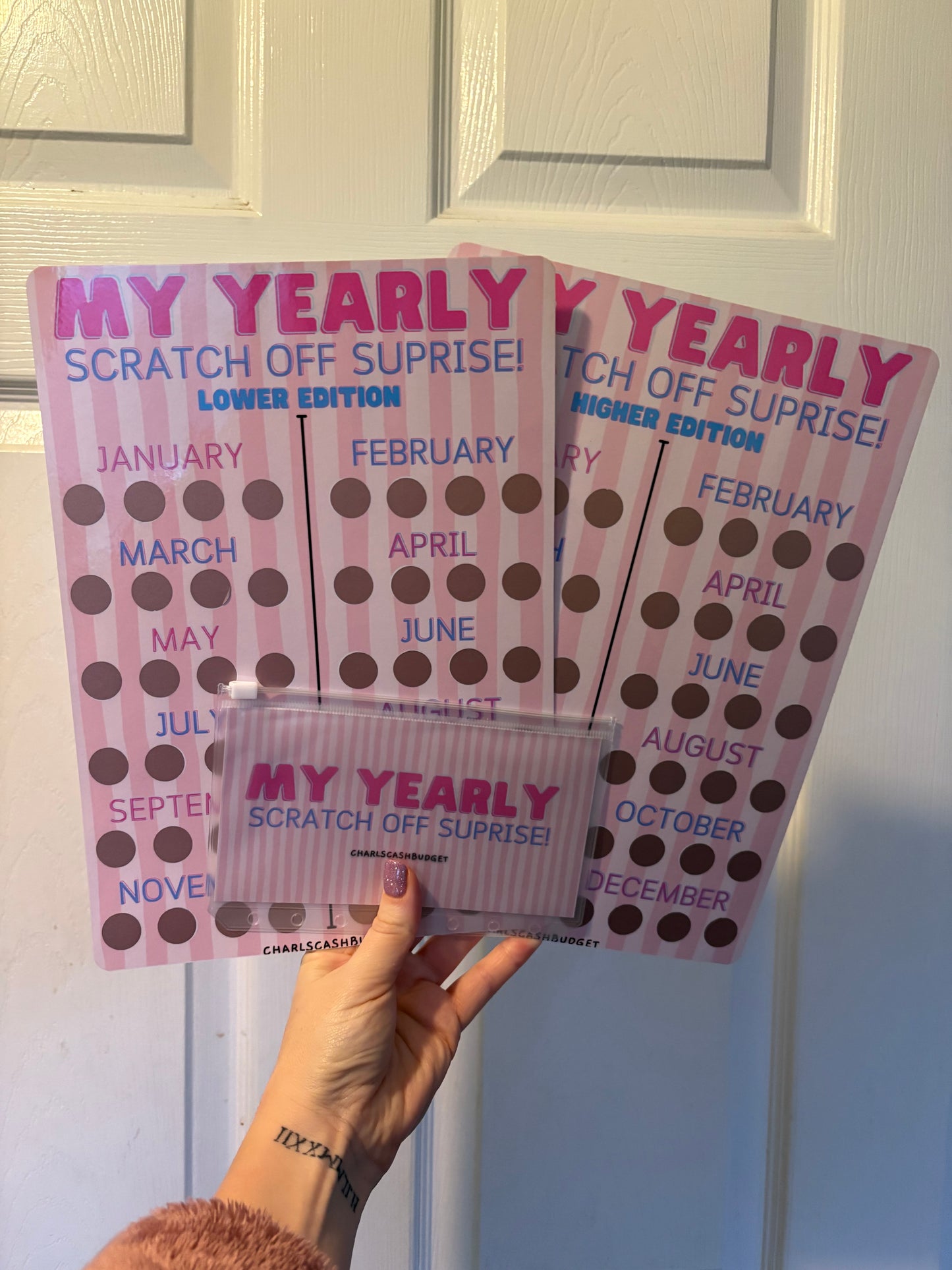 My Yearly Scratch Off Surprise Savings Challenge