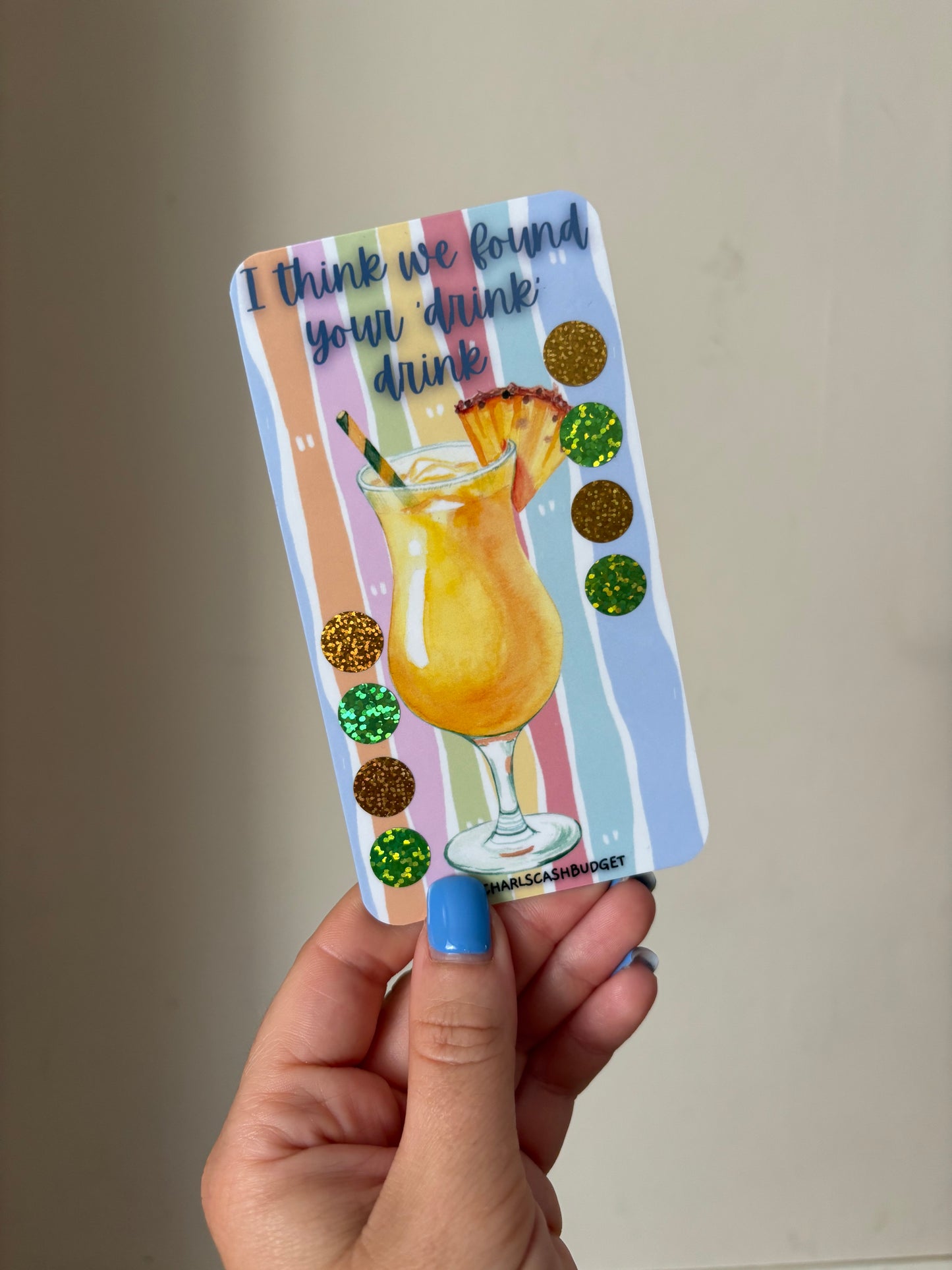 Off Campus Inspired Scratch Off Savings Trackers