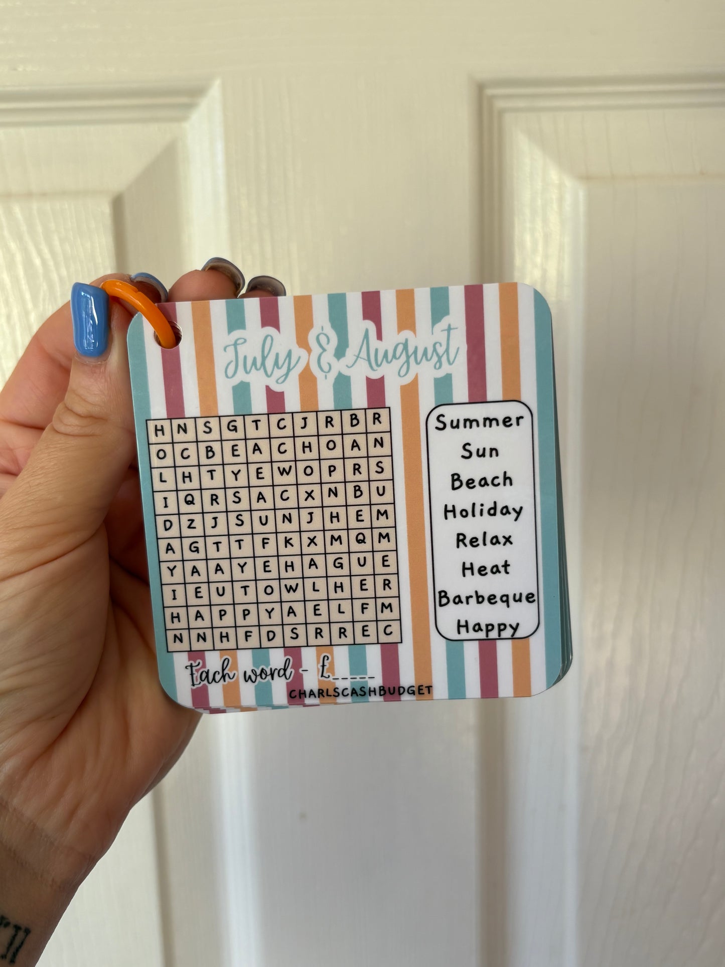 Monthly Wordsearch Saver Booklet