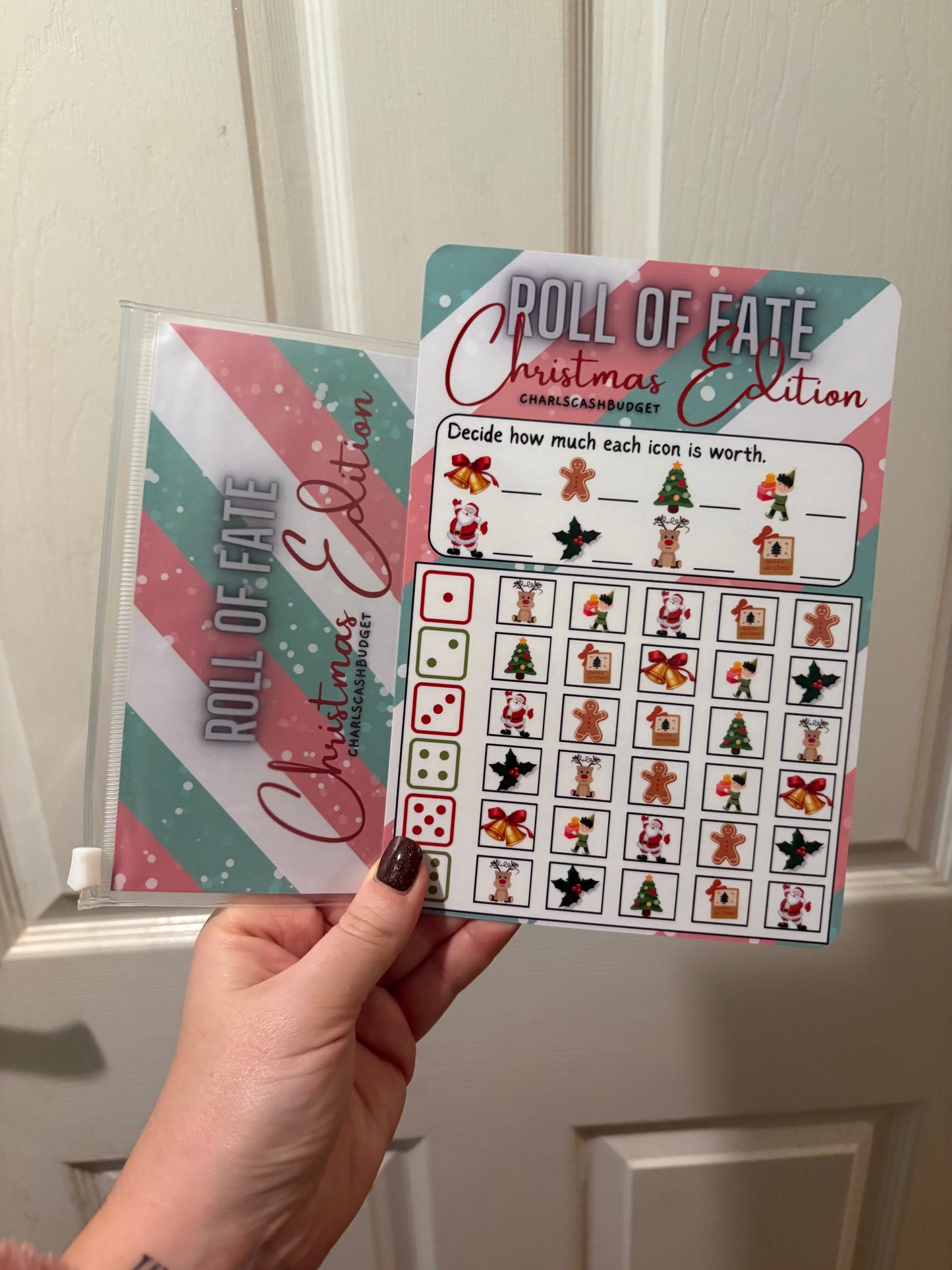 Roll of Fate - Christmas Edition A5 Savings Challenge