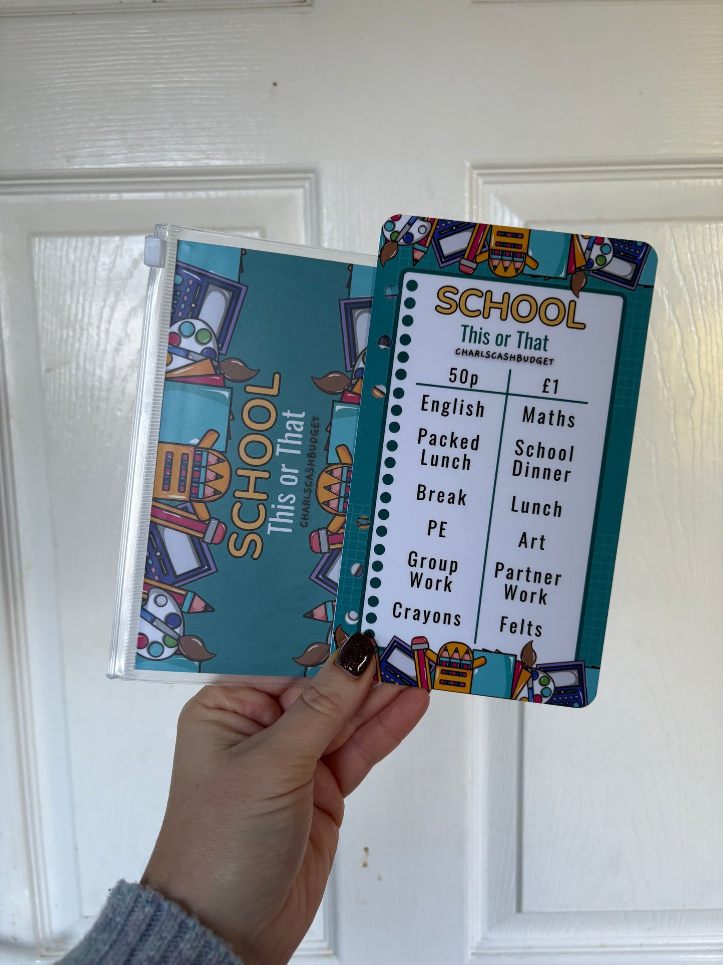 School This or That Dashboard Savings Challenge