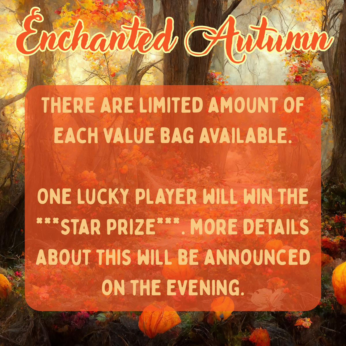 ✨🍂 October Live Evening - Enchanted Autumn 🍂✨