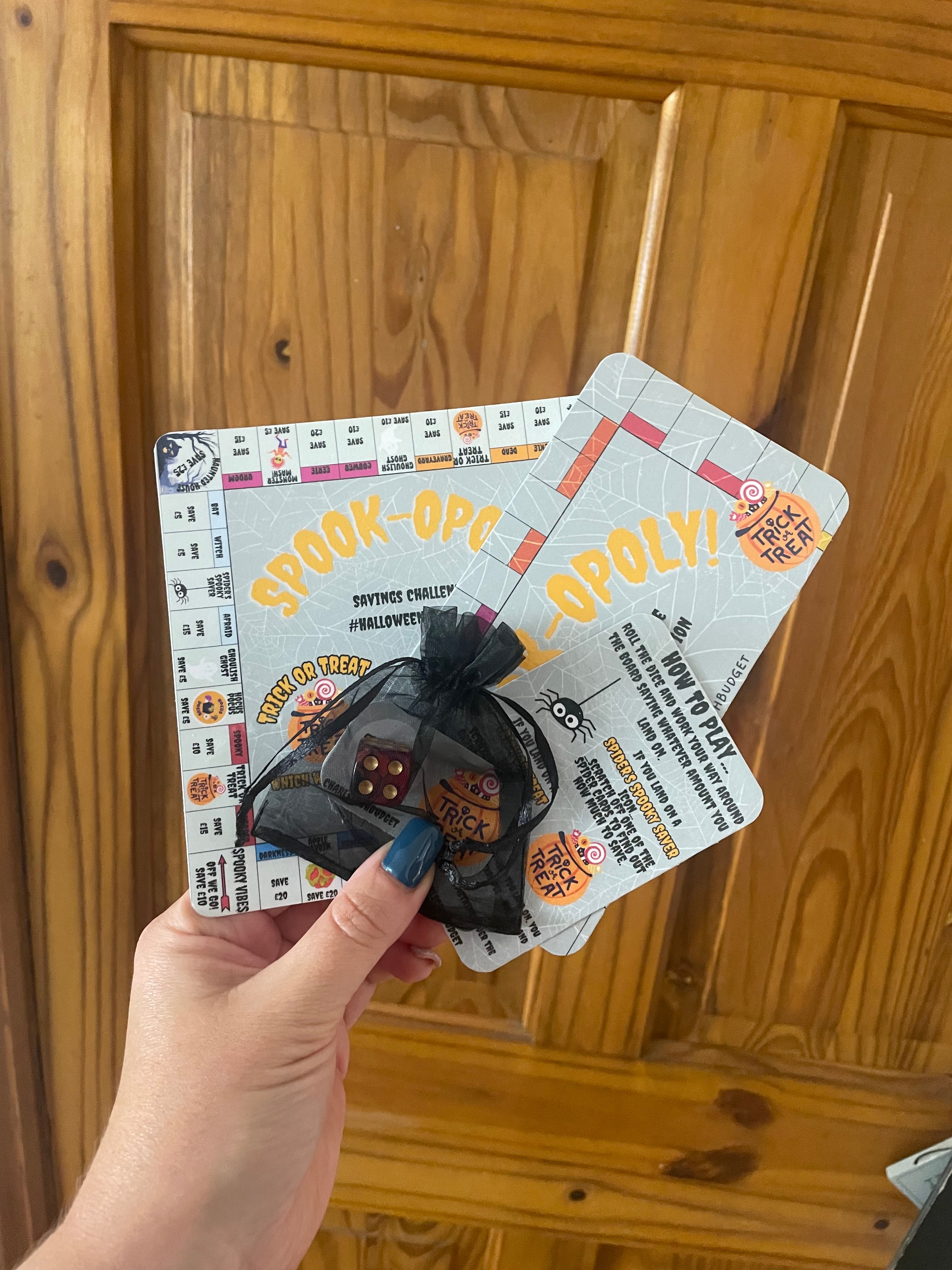 Spook-Opoly Game Savings Challenge β Charl's Cash Budget