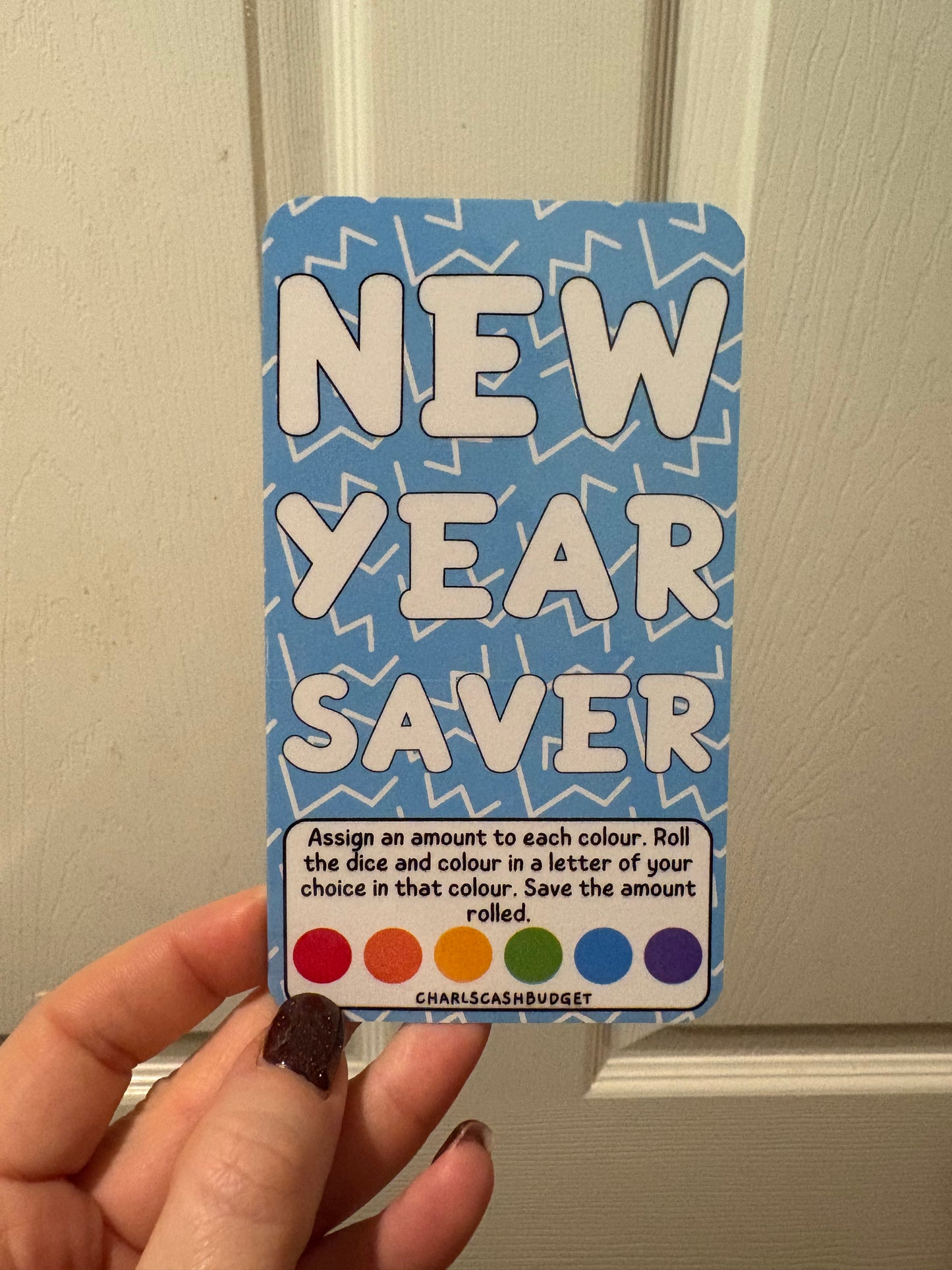 New Year Saver Roller Savings Challenge