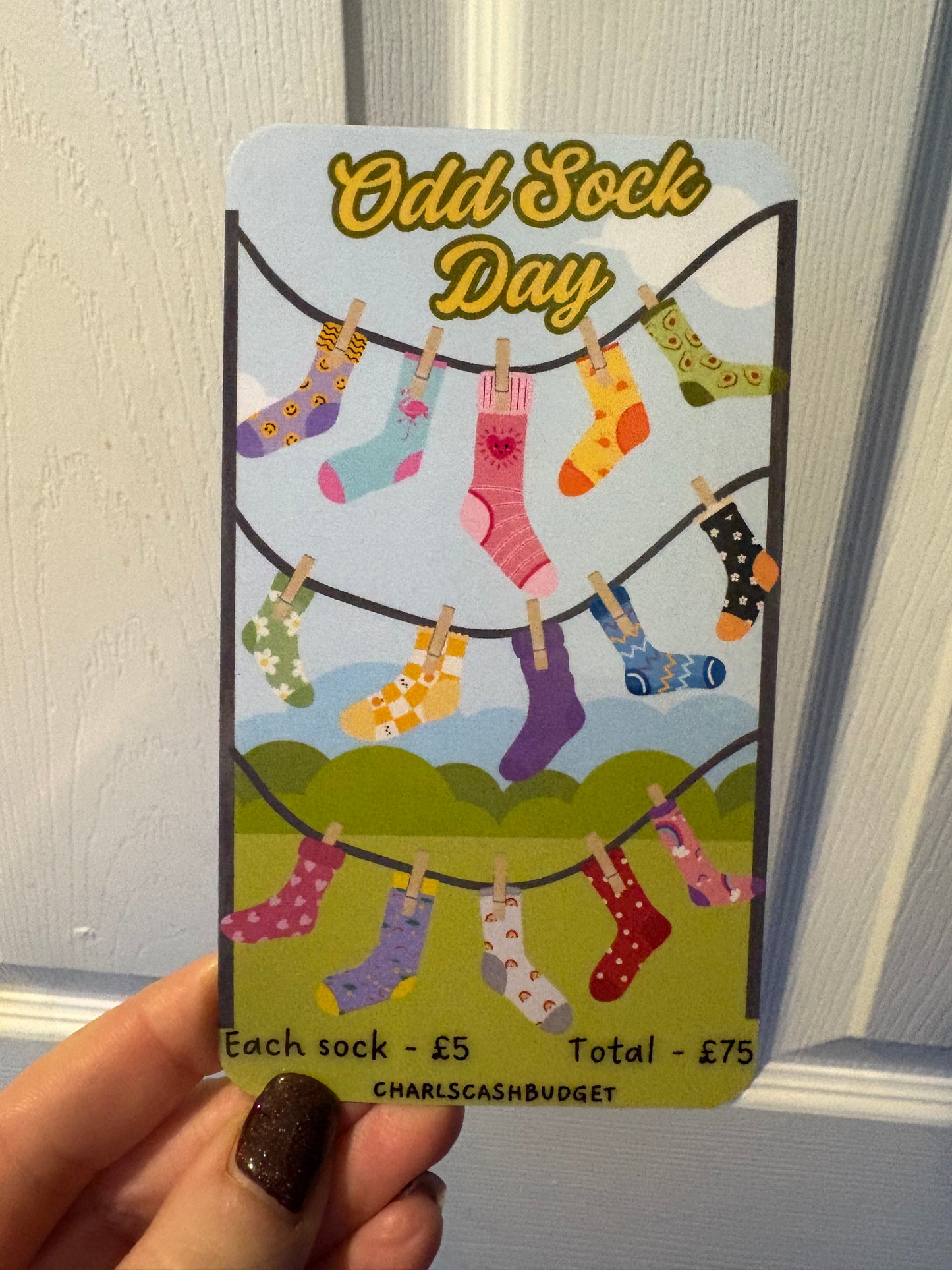 Odd Sock Day Savings Challenge