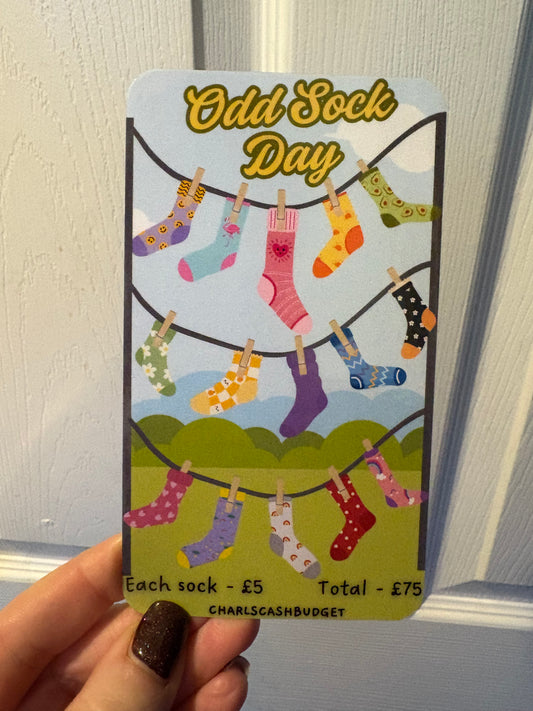 Odd Sock Day Savings Challenge
