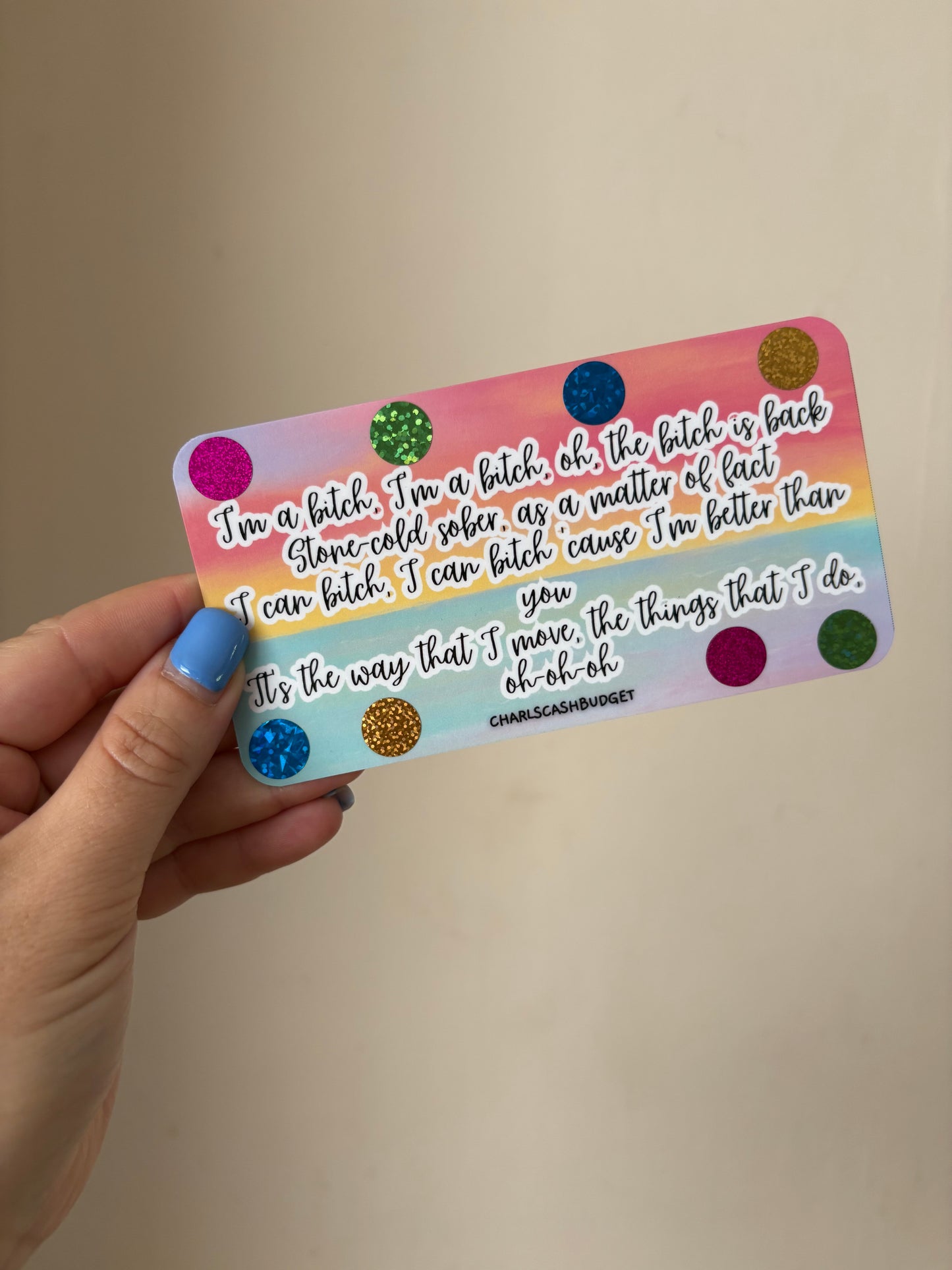 Off Campus Inspired Scratch Off Savings Trackers