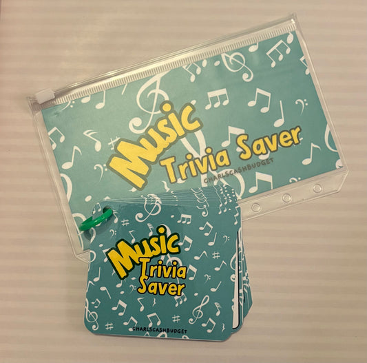 Music Trivia Saver Booklet