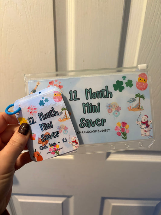 12 Month Mini Saver Booklet