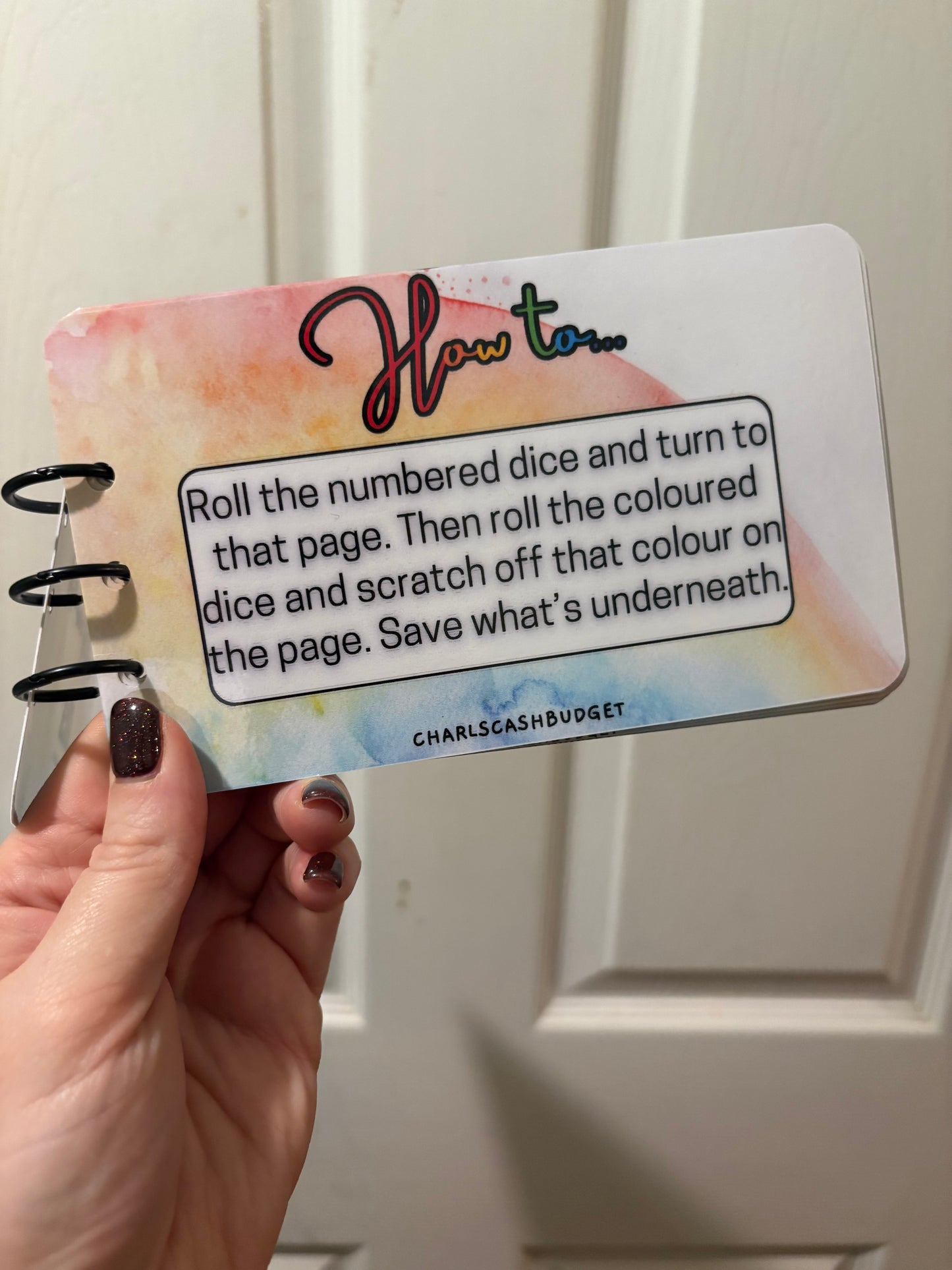 Rainbow Roller (£500) Booklet