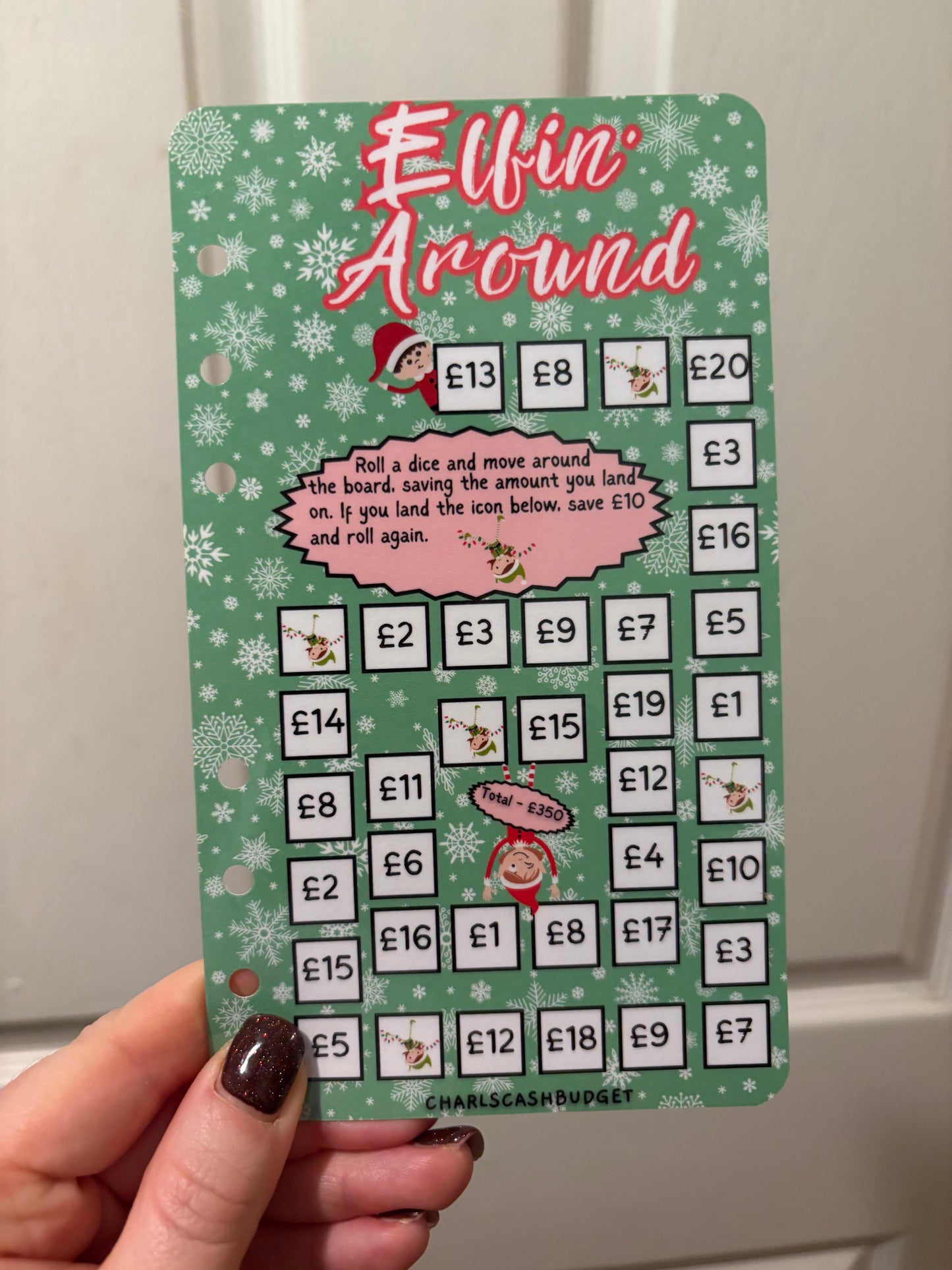 Elfin’ Around Dashboard Savings Challenge