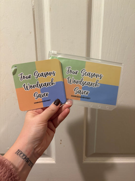 Four Seasons Wordsearch Saver Booklet