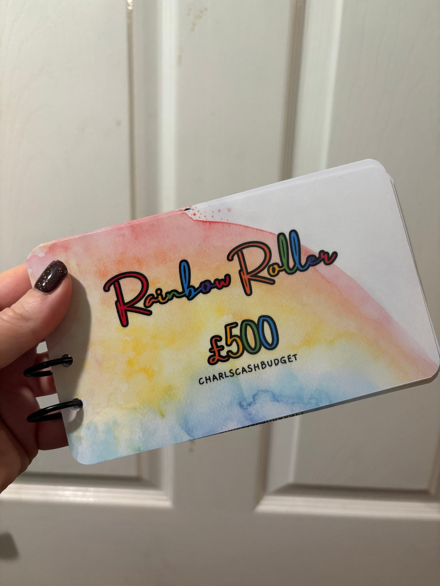 Rainbow Roller (£500) Booklet