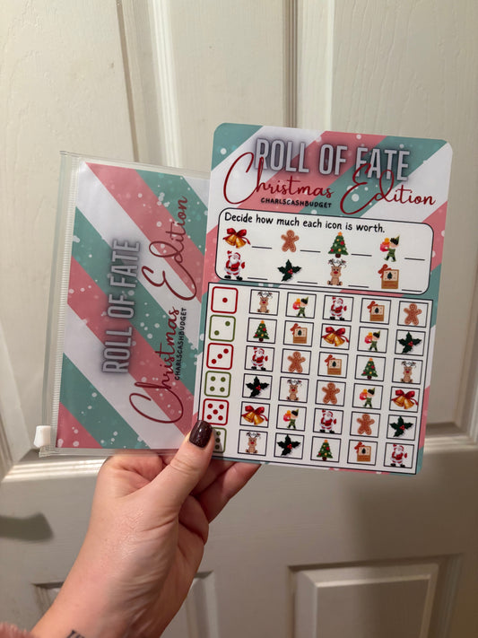 Roll of Fate - Christmas Edition A5 Savings Challenge