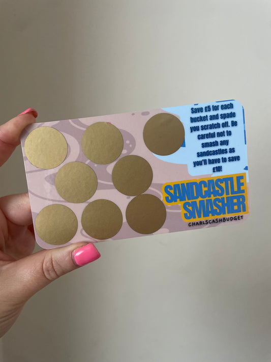 Sandcastle Smasher Savings Challenge