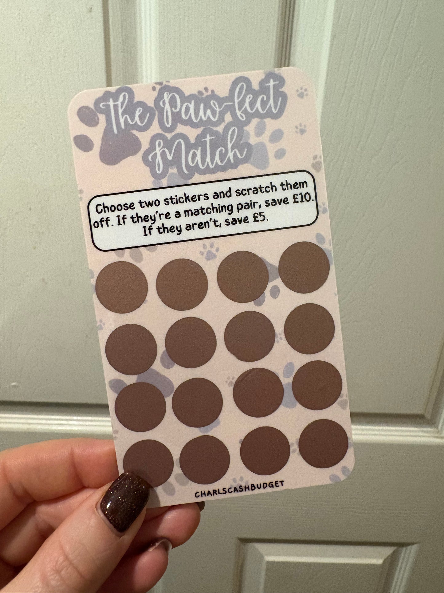 The Paw-fect Match Savings Challenge