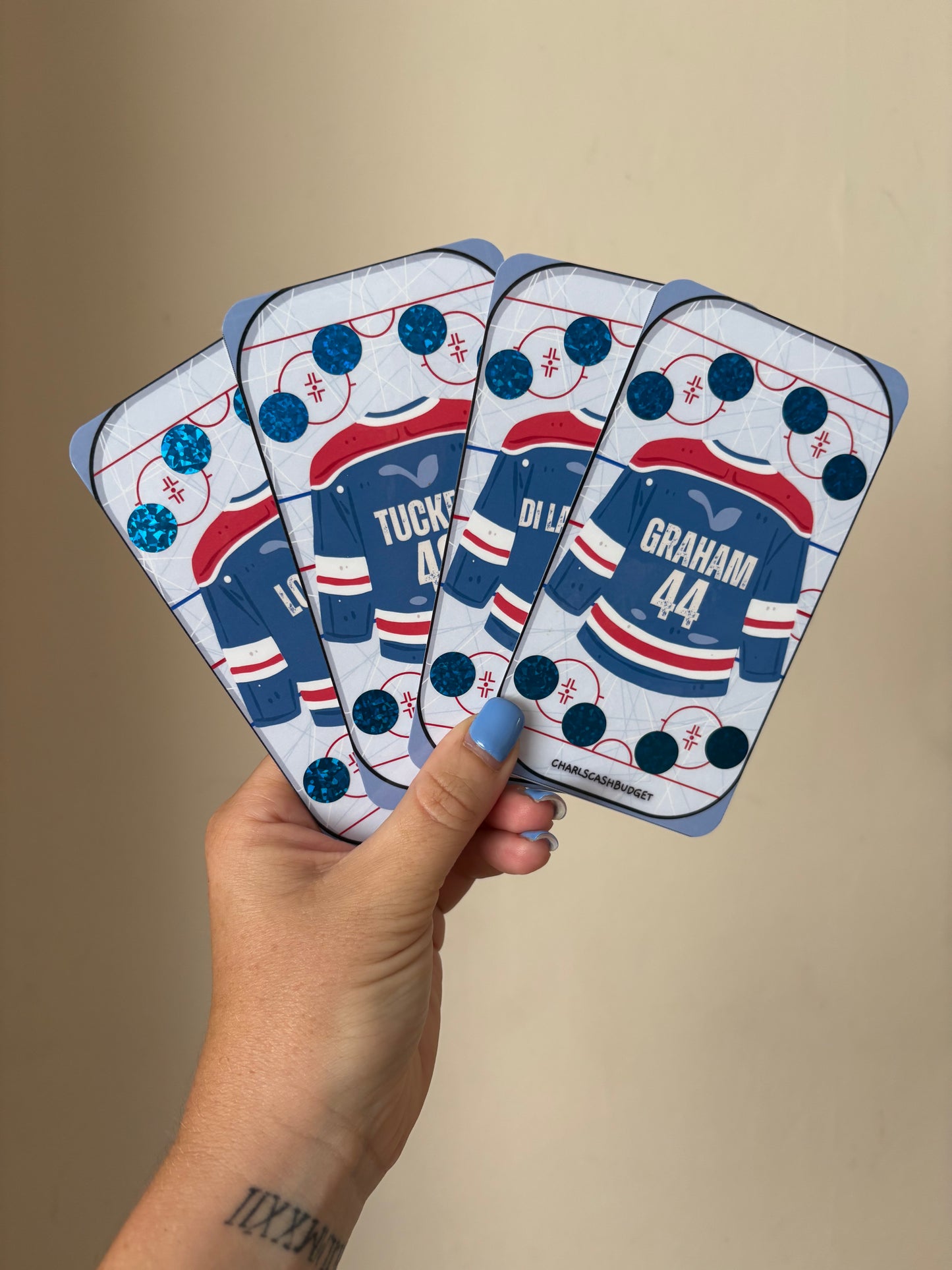 Off Campus Inspired Scratch Off Savings Trackers