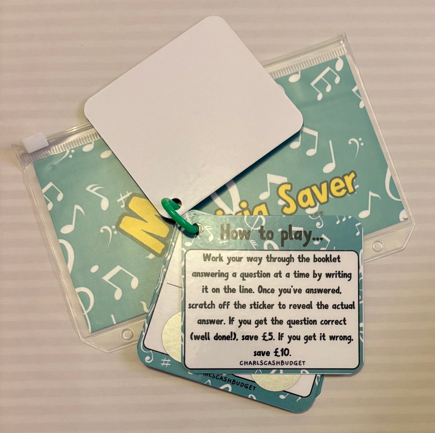 Music Trivia Saver Booklet
