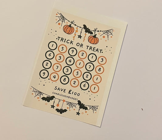 Halloween Money Tin Stickers