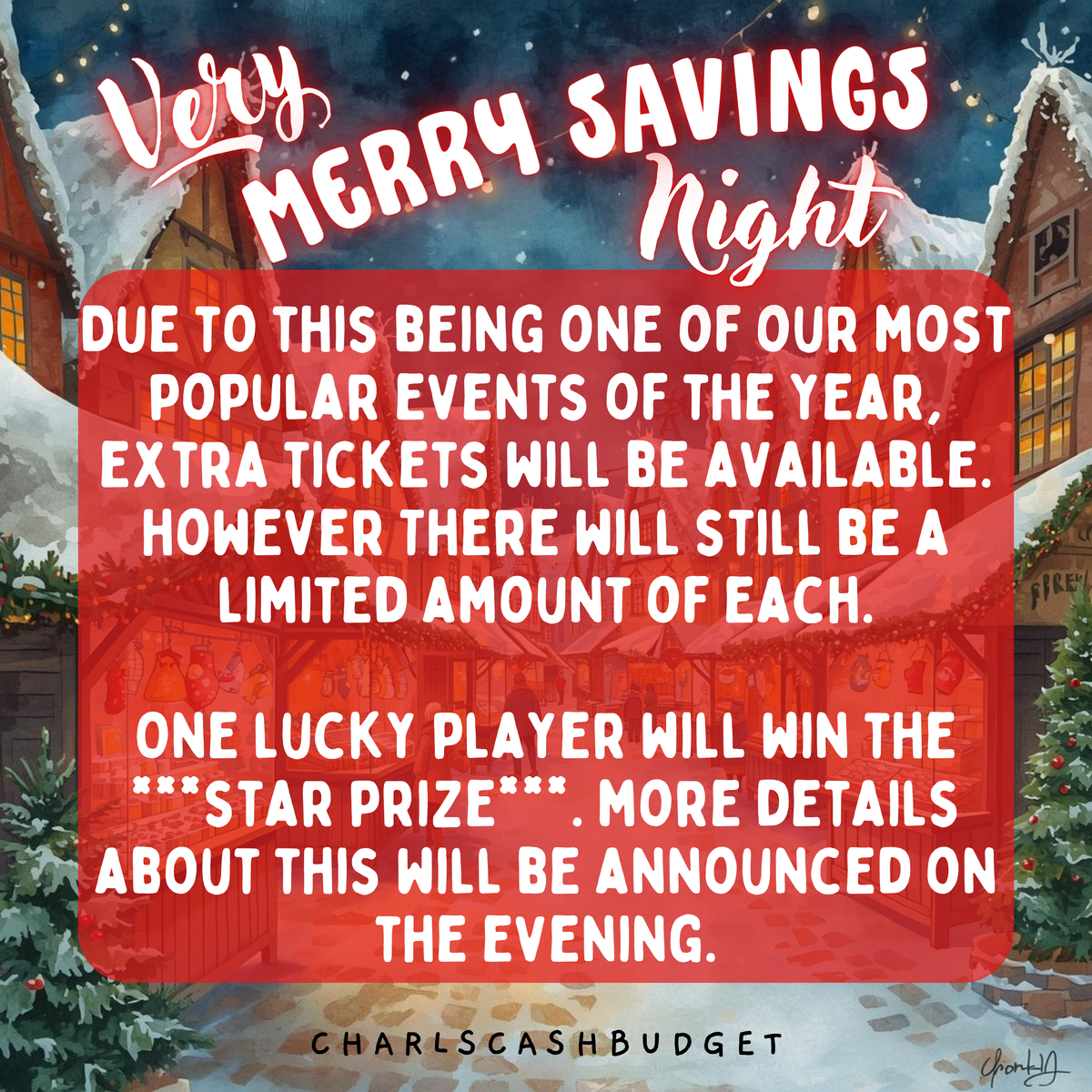 🎄🎅🏼November Live Evening - A Very Merry Night🎅🏼🎄