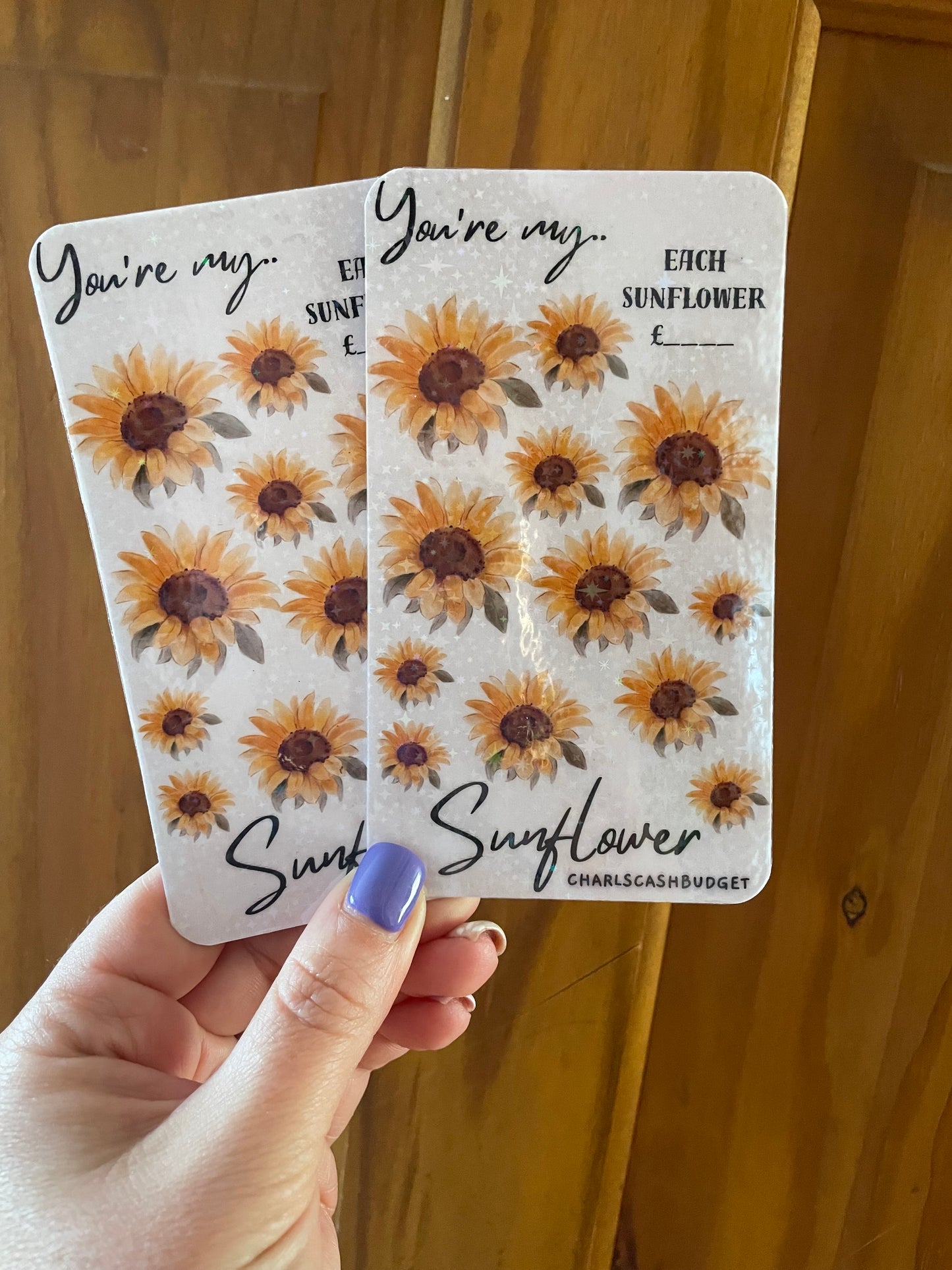 You’re My Sunflower Holographic Savings Challenge