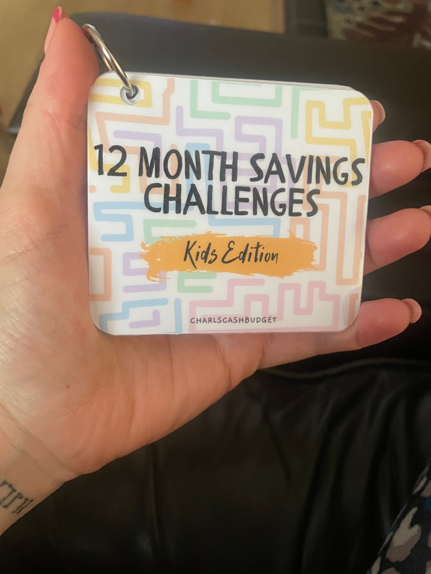 12 Month Savings Challenges - Kids Edition