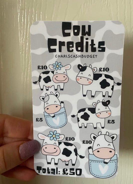 Cow Credits Savings Challenge