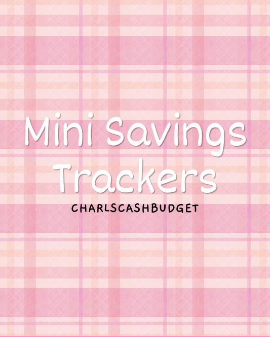 Mini Savings Trackers